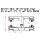 Portos PVC Führungsschiene RK-18 