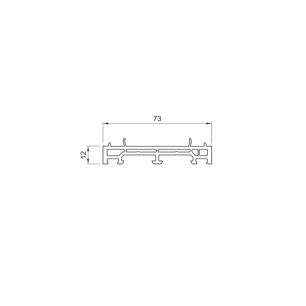 Salamander Blendrahmen Verbreiterung 73/12 NP1120