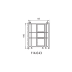 Veka Blendrahmen Verbreiterung 82/100 114.043