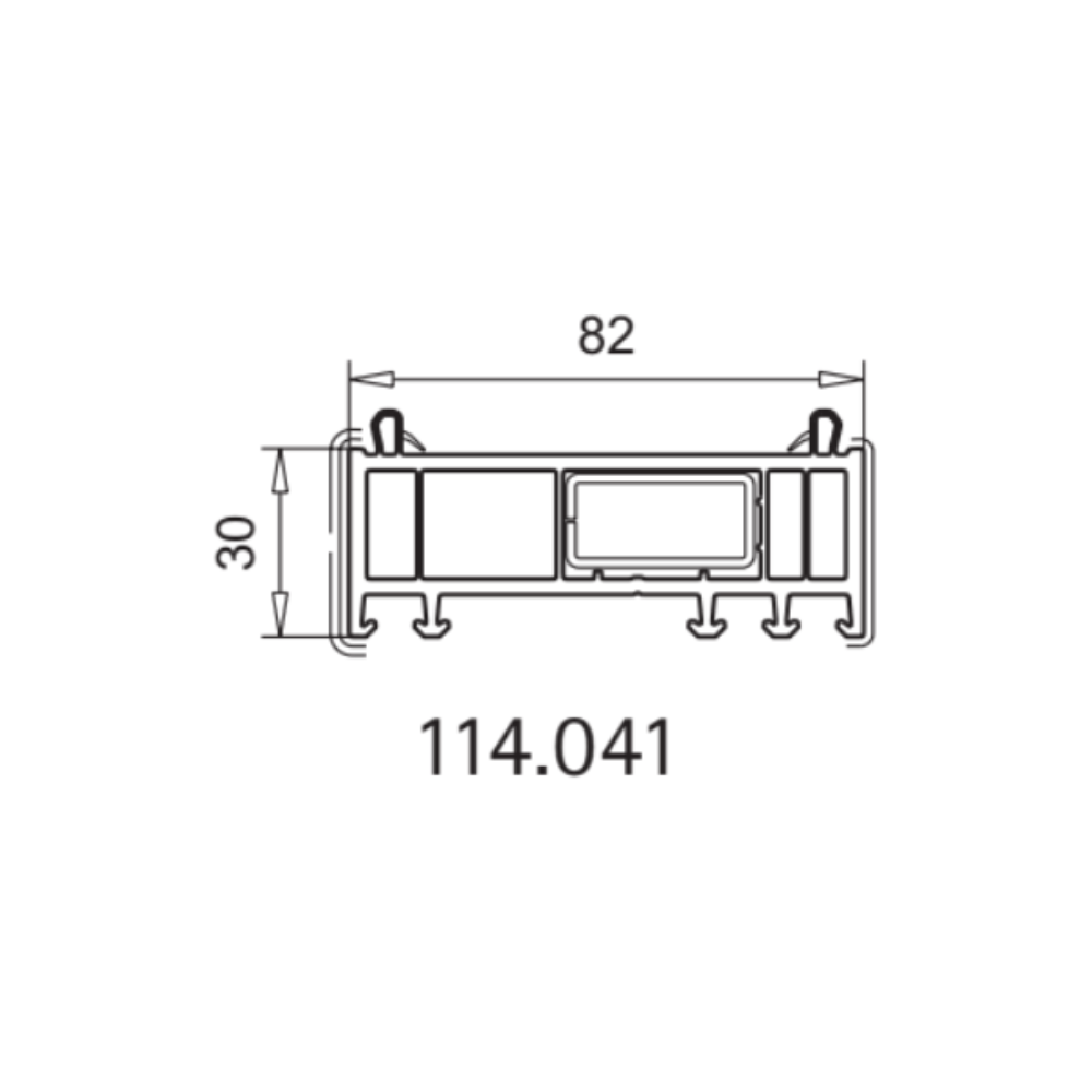 Veka Blendrahmen Verbreiterung 82/30 114.041