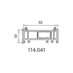 Veka Blendrahmen Verbreiterung 82/30 114.041