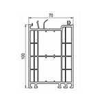 Aluplast Fenster Aluplast Blendrahmen Verbreiterung 70/100 140208
