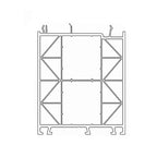 Aluplast Fenster Weiss (ähnlich RAL9016) / 100cm Aluplast Blendrahmen Verbreiterung 85/100 180204