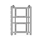 Aluplast Fenster Weiss (ähnlich RAL9016) / 100cm Veka Blendrahmen Verbreiterung 70/100 114.203