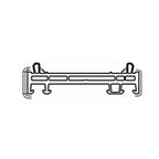 Aluplast Fenster Weiss (ähnlich RAL9016) / 100cm Veka Blendrahmen Verbreiterung 76/15 114.052