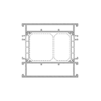 Aluprof Fenster Aluprof ALU Blendrahmen Verbreiterung 528636 für MB-86N 77/80,5