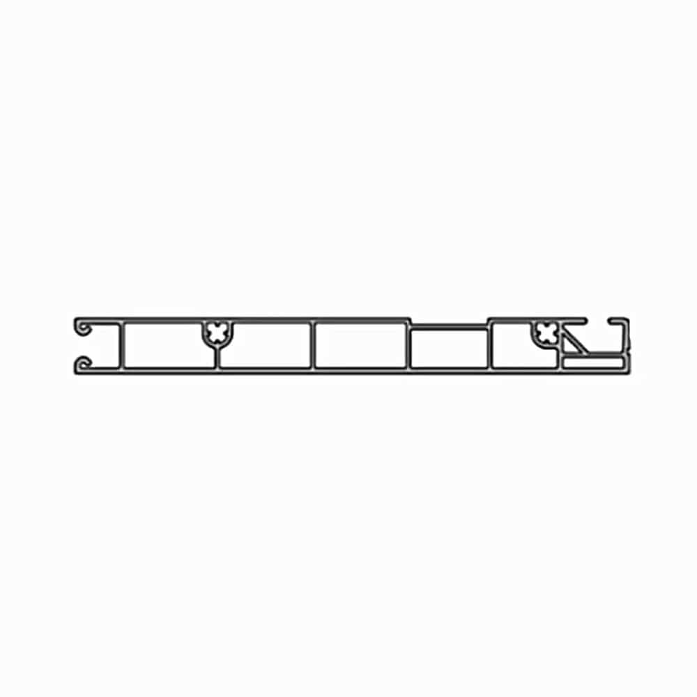 Aluprof Rolladen 100 mm / 100cm / Weiß Aluprof Revisionsklappe Kastendeckel PSRD 100, 125