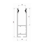 Aluprof Rolladen Aluprof ALU Führungsschiene PP120/G
