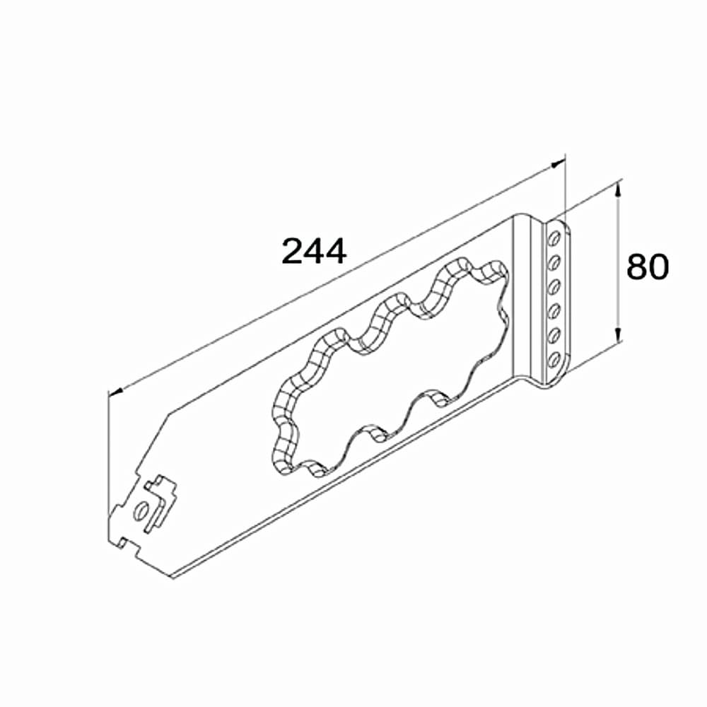 Aluprof Rolladen Aluprof Antriebslager im System SDZ für die M50 Antriebe WMSDZ