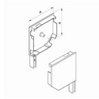 Aluprof Rolladen Aluprof Blendenkappen Seitenblende 45° BS165