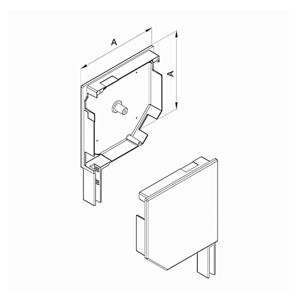 Aluprof Rolladen Aluprof Blendenkappen Seitenblende 45° BS205
