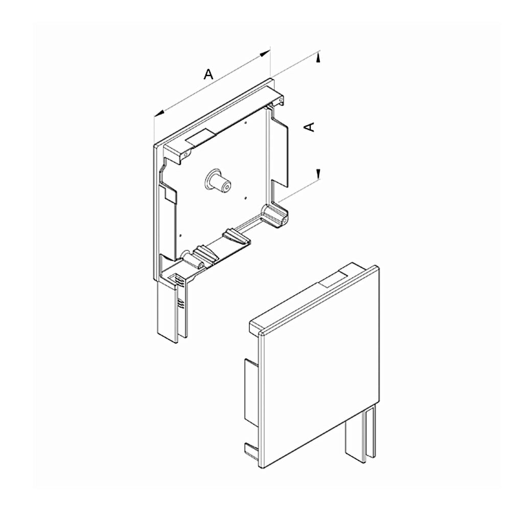 Aluprof Rolladen Aluprof Blendenkappen Seitenblende 90° BS180