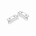 Aluprof Rolladen Aluprof Seitliche Arretierung für Rollladenpanzer APA100/1