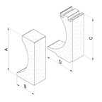 Aluprof Rolladen Aluprof Wärmedämmung OCWSSM/N/230/170 für Stahlverstärkung WSSM