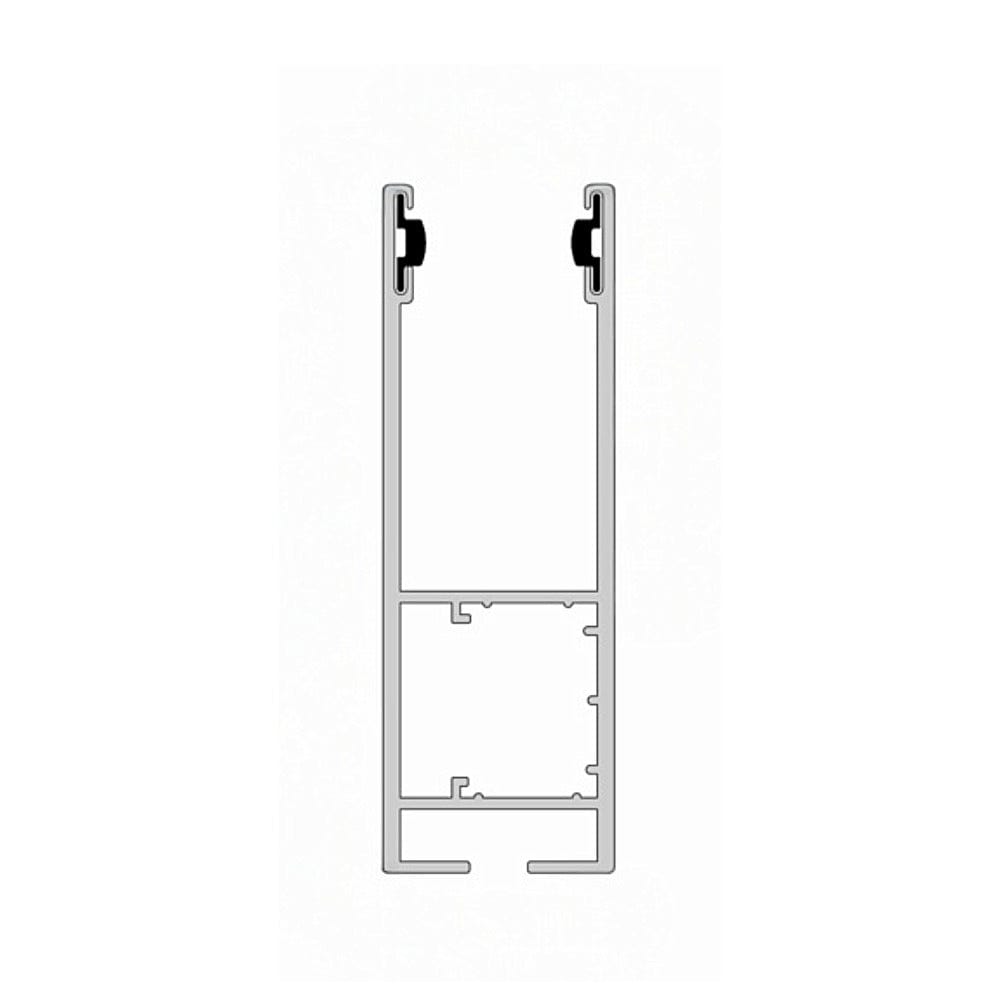 Aluprof Rolladen Grau (ähnlich RAL7038) / 100cm Aluprof ALU Führungsschiene PP120/G