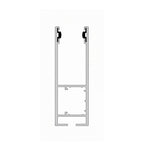 Aluprof Rolladen Grau (ähnlich RAL7038) / 100cm Aluprof ALU Führungsschiene PP120/G