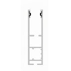 Aluprof Rolladen Grau (ähnlich RAL7038) / 100cm Aluprof ALU Führungsschiene PP150Z/G