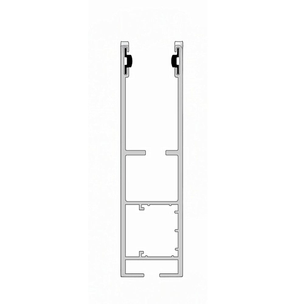 Aluprof Rolladen Grau (ähnlich RAL7038) / 100cm Aluprof ALU Führungsschiene PP150Z/G