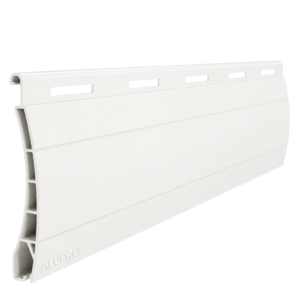 Aluprof Rolladen Ultraweis (22) / 40cm Aluprof PVC Rollladenpanzer perforiert PT37