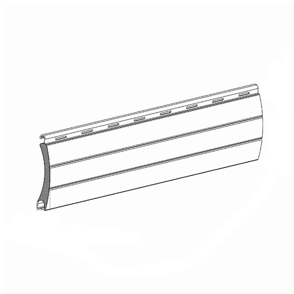 Aluprof Rolladen Ultraweis / 40cm Aluprof ALU Rollladenpanzer perforiert PA39