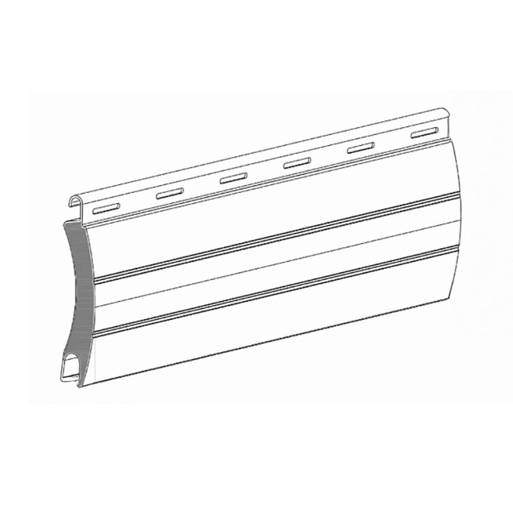Aluprof Rolladen Weiss / 40cm Aluprof ALU Rolladenpanzer perforiert PA55