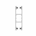 Aluprof Rolladen Weiß (ähnlich RAL9016) / 100cm Aluprof ALU Führungsschiene PPD79/S