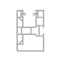 Aluprof Rolladen Weiß (ähnlich RAL9016) / 50cm Aluprof PVC Mini Führungsschiene PP60/12
