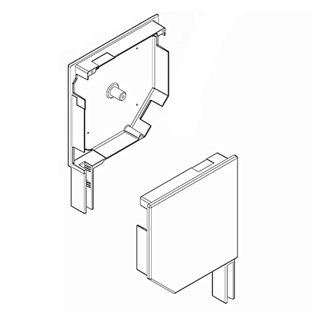 Aluprof Rolladen Weiss Aluprof Blendenkappen Seitenblende 45° BS165