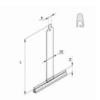 Aluprof Rollladen Aluprof Aufhängefeder mit PVC-Aufhängeprofil WM/170