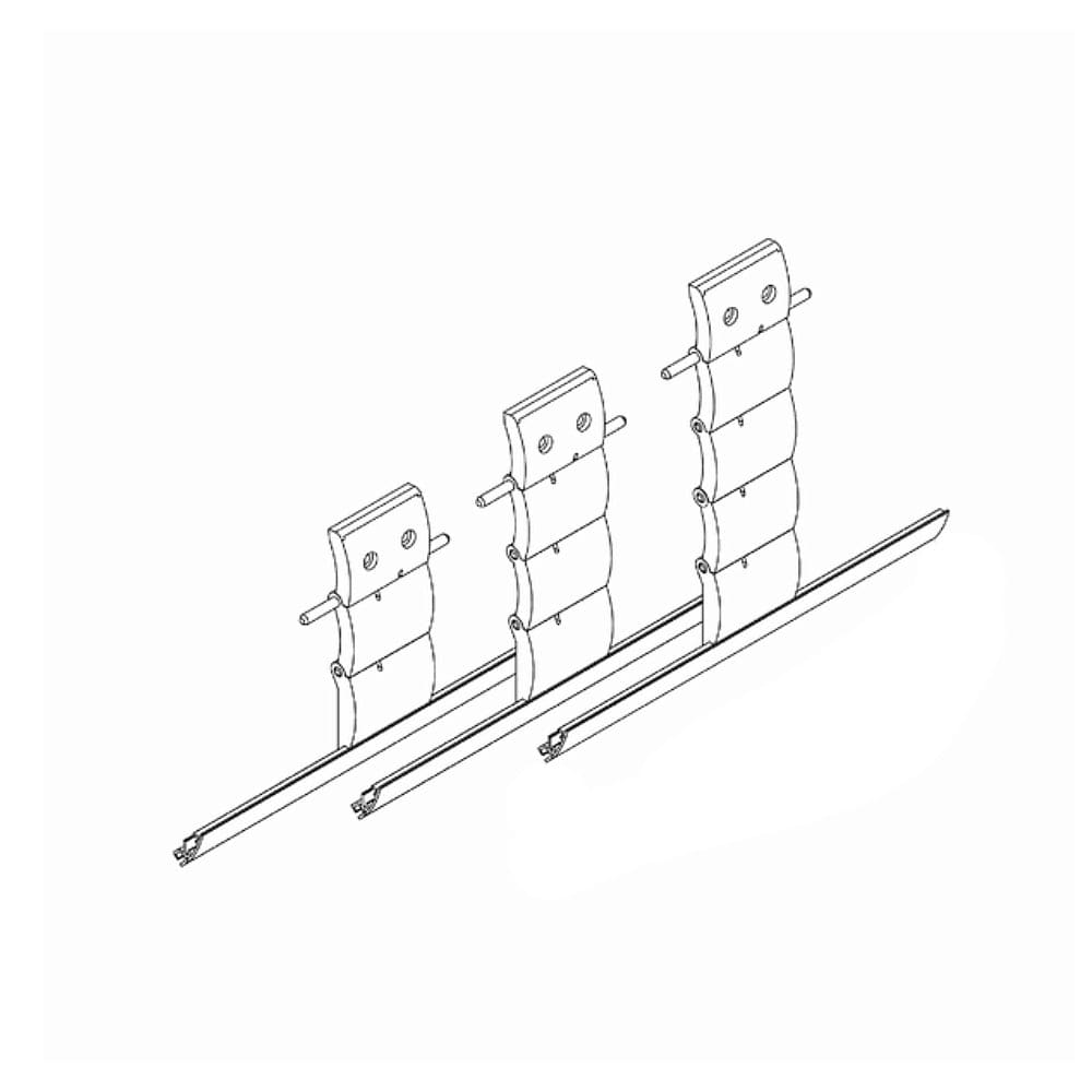 Aluprof Rolltor Aluprof Hemende Hochschiebesicherung 2-gliedrig Set WB/M2