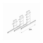 Aluprof Rolltor Aluprof Hemende Hochschiebesicherung 4-gliedrig Set WB/D4