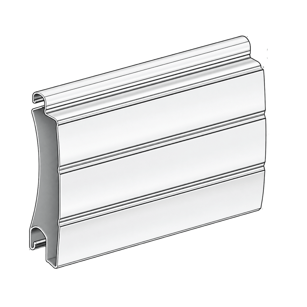 Aluprof Rolltor Silber (101CC) / 50cm Aluprof ALU Torpanzer PA100