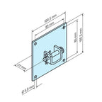 BECKER-Antriebe GmbH Fensterbauteile Becker Motorlager L für Blendkappen