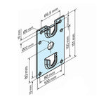 BECKER-Antriebe GmbH Fensterbauteile Becker Plattenlager HK mit Adapterplatte