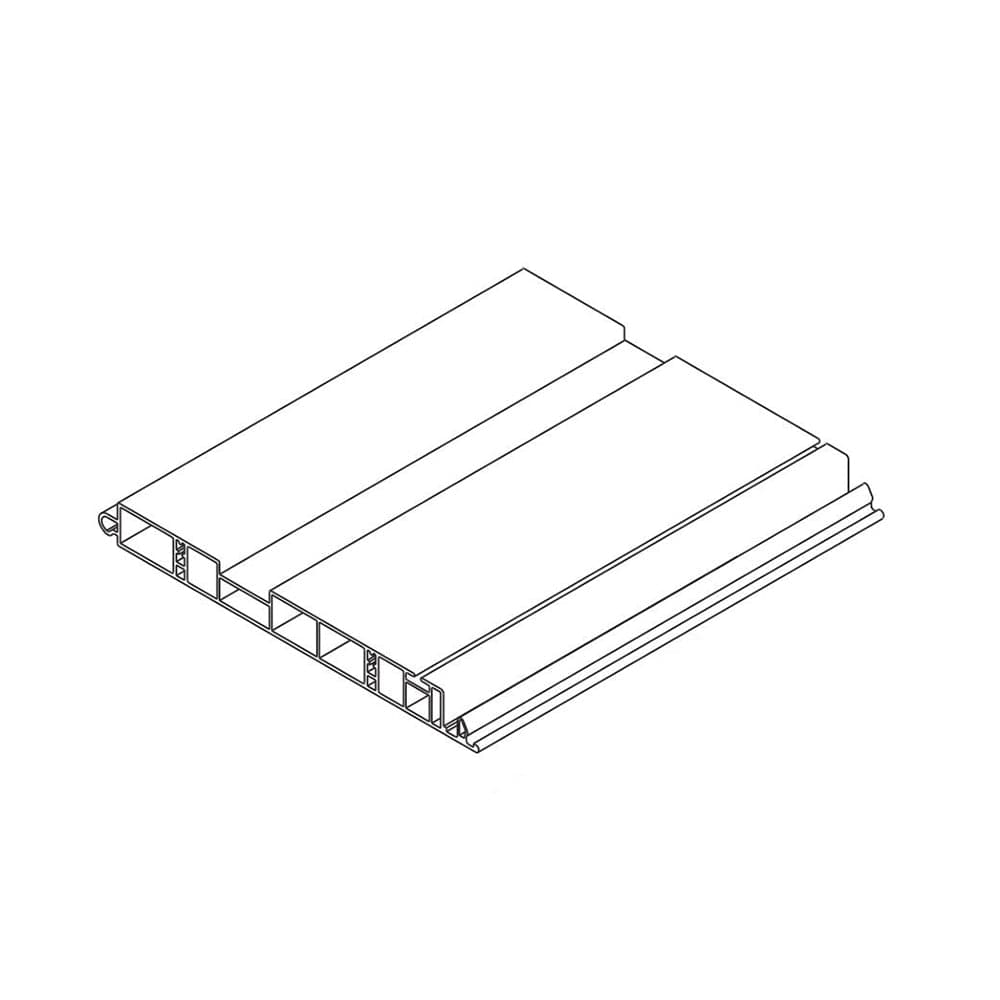 BeClever Rolladen 100cm BeClever Kastenrevisionsabdeckung CBPA00