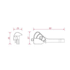 BeClever Rolladen BeClever Raffstore Einlauftrichter CBAT06 Links