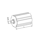 Eckermann Rolladen Eckermann Walzenkapsel RW mit Stift 120mm RW65