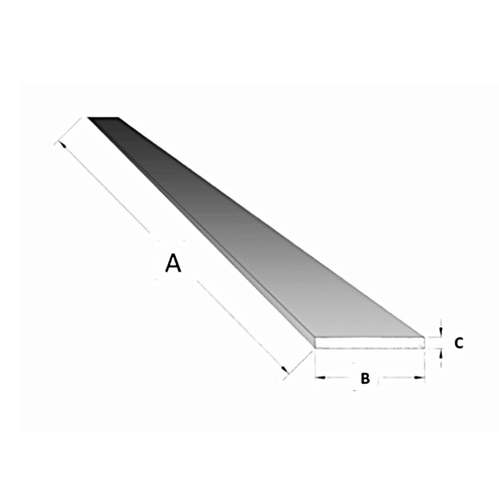 Eko Okna Fenster ALU Flachstange 30/2 Pulverbeschichtet Weißaluminium RAL 9006