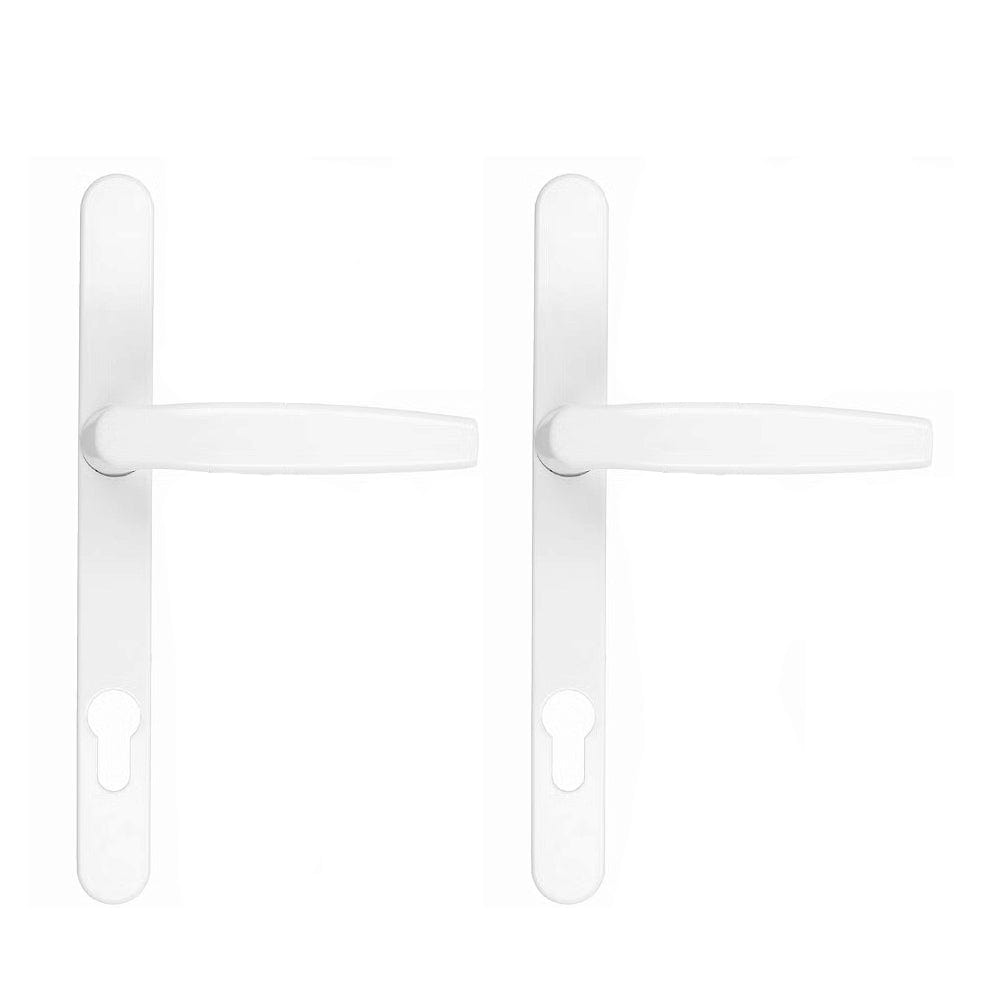Eko Okna Fenster Eko Okna Drückergarnitur Victory DHS 32mm Oval Flachgriff-Griff Weiss