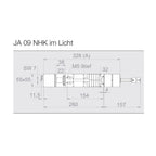 Elero Jalousien Elero Jalousieantrieb JA NHK im Licht für 11mm 6kant 9Nm
