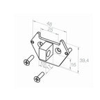 Elero Rolladen Elero Adapterplatte RevoLine M 10x16 Lang