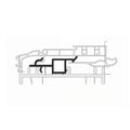 Exte Rolladen 100cm Exte Adapter Kasten-Rahmenverbindung Salamander 5402SAL