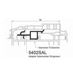 Exte Rolladen Exte Adapter Kasten-Rahmenverbindung Salamander 5402SAL