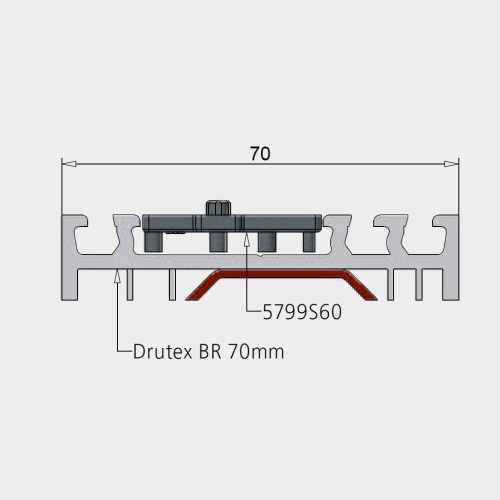 Exte Rolladen Exte Raster Aluplast Drutex 5799S60