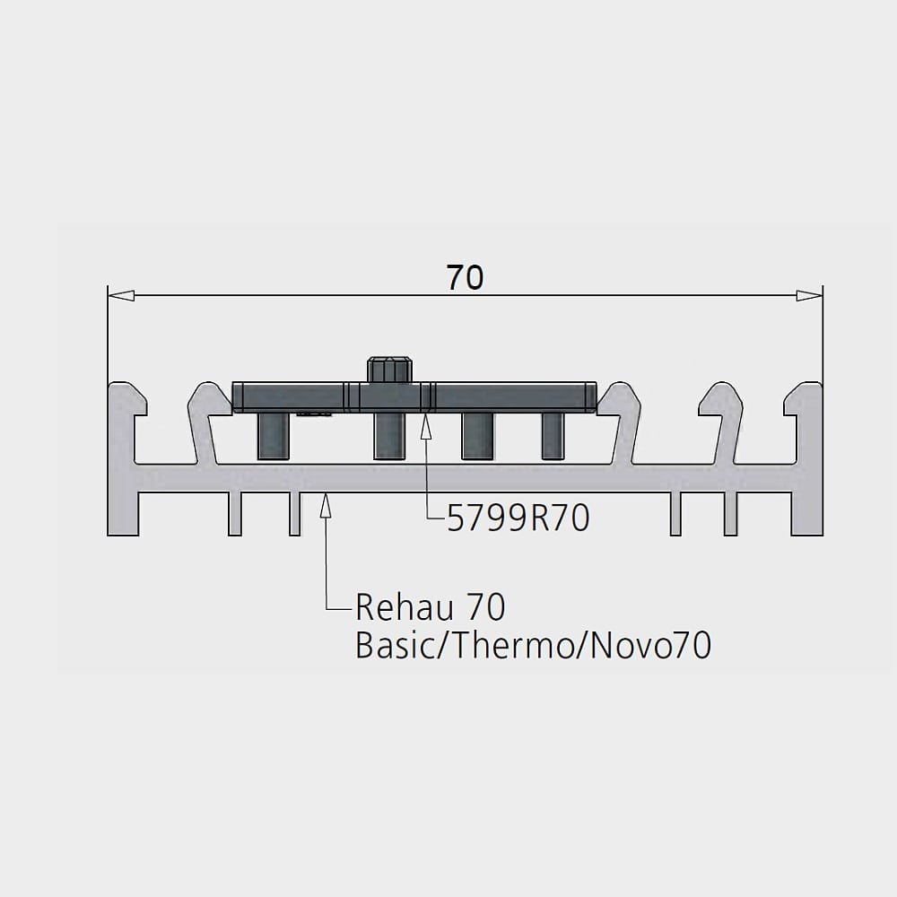 Exte Rolladen Exte Raster Rehau 5799R70