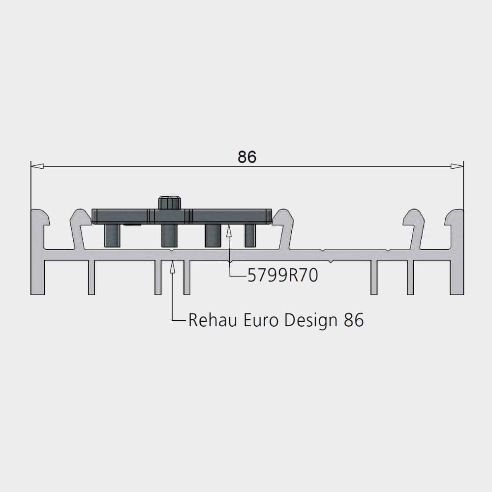 Exte Rolladen Exte Raster Rehau 5799R70
