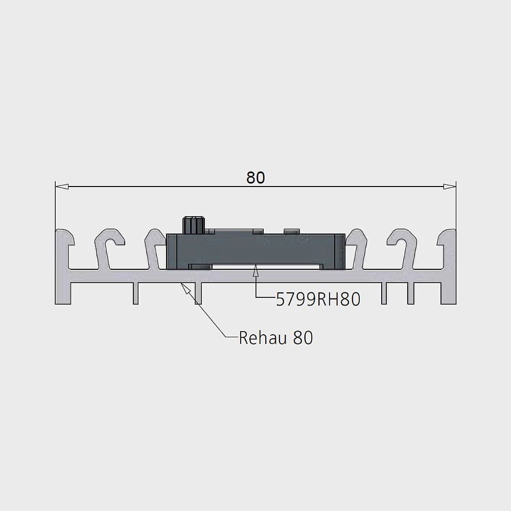 Exte Rolladen Exte Raster Rehau 5799RH80