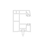 Exte Rolladen Weiss / 100cm Exte PVC-Maxi Einzelführungsschiene R150