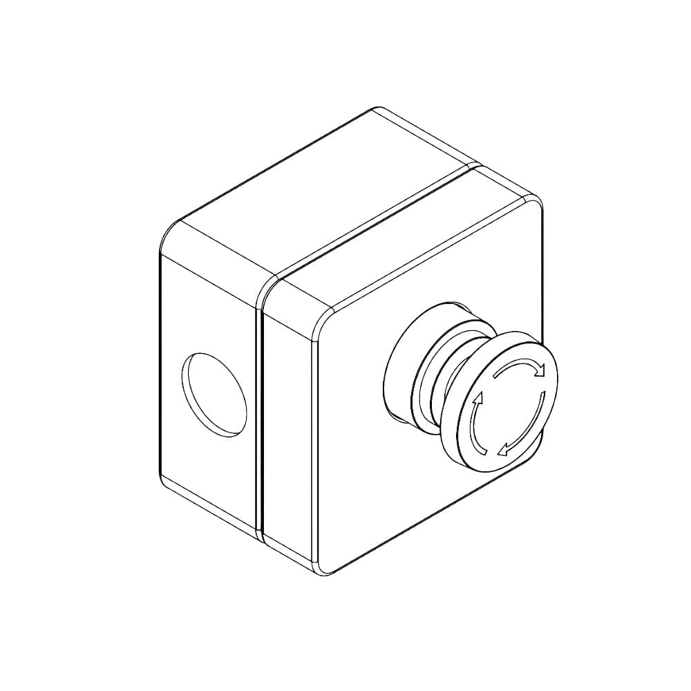 Heroal Rolltor Heroal Not-Aus Schlagtaster AP 4545