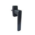 Hoppe Fenster Hoppe DK-Fenstergriff Qwadro Schwarz Matt RAL9714M